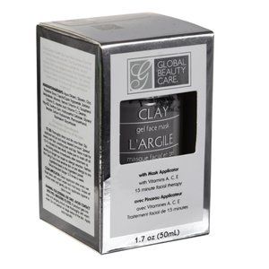 2/$12-Global Beauty Care Clay Mask w/Applicator
